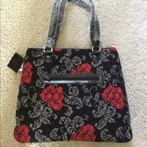 NWT Vera Bradley Jacquard Tote Bag